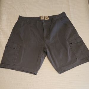 RedHead Dark Gray Cargo Shorts for Men